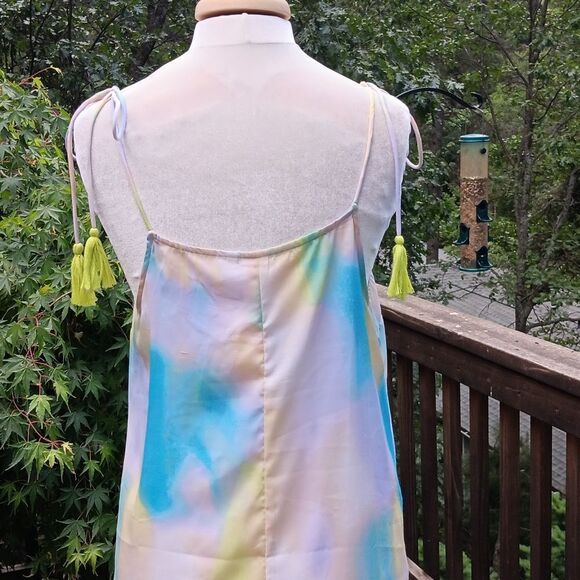 Violet Sky Sheer Swim Sundress Cover - Picture 7 of 13